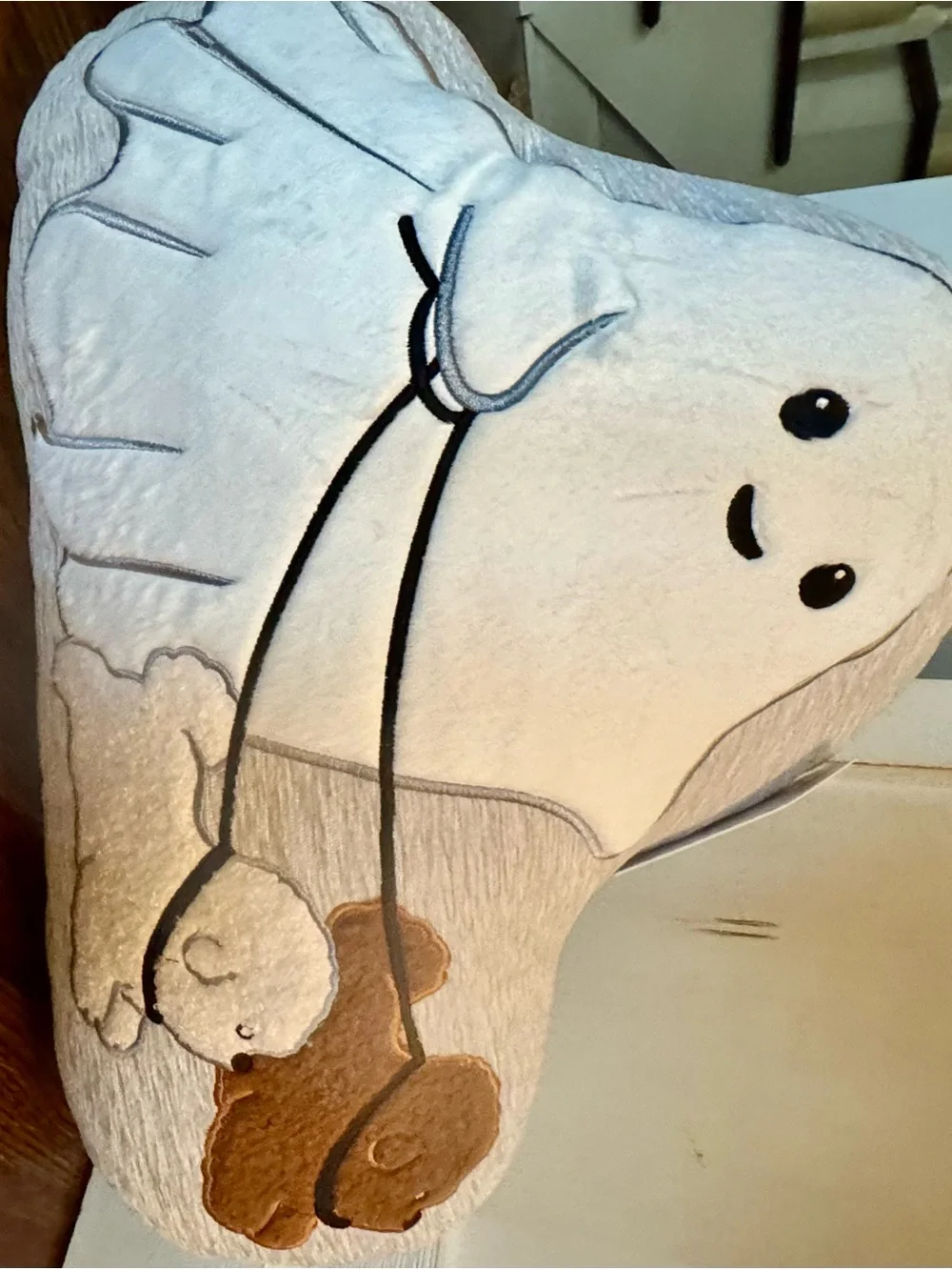 Plush Ghost Walker Halloween Holiday Throw Pillow - 14x20